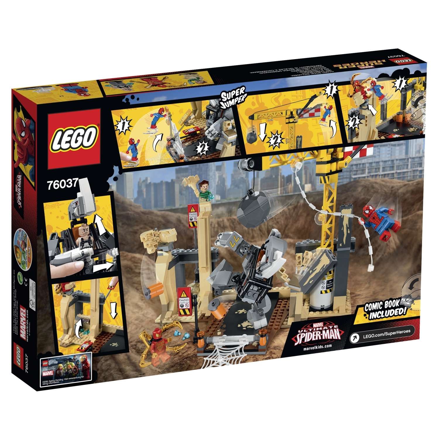 Конструктор LEGO Super Heroes Носорог и Песочный человек против Супергероев (76037) - фото 3