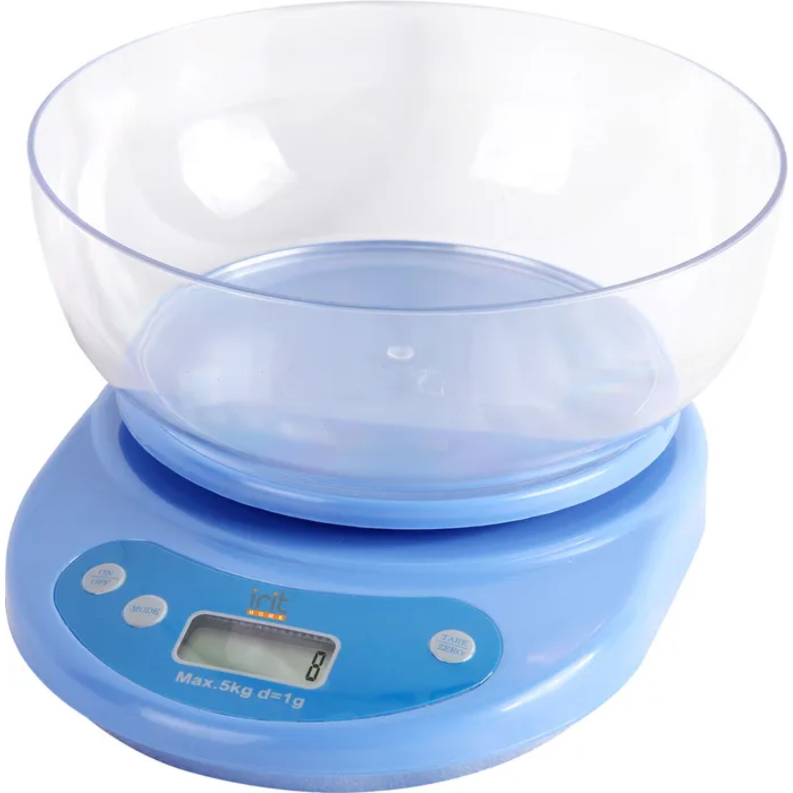 Весы кухонные Luazon Home IR-7119 электронные до 5 кг синие - фото 1
