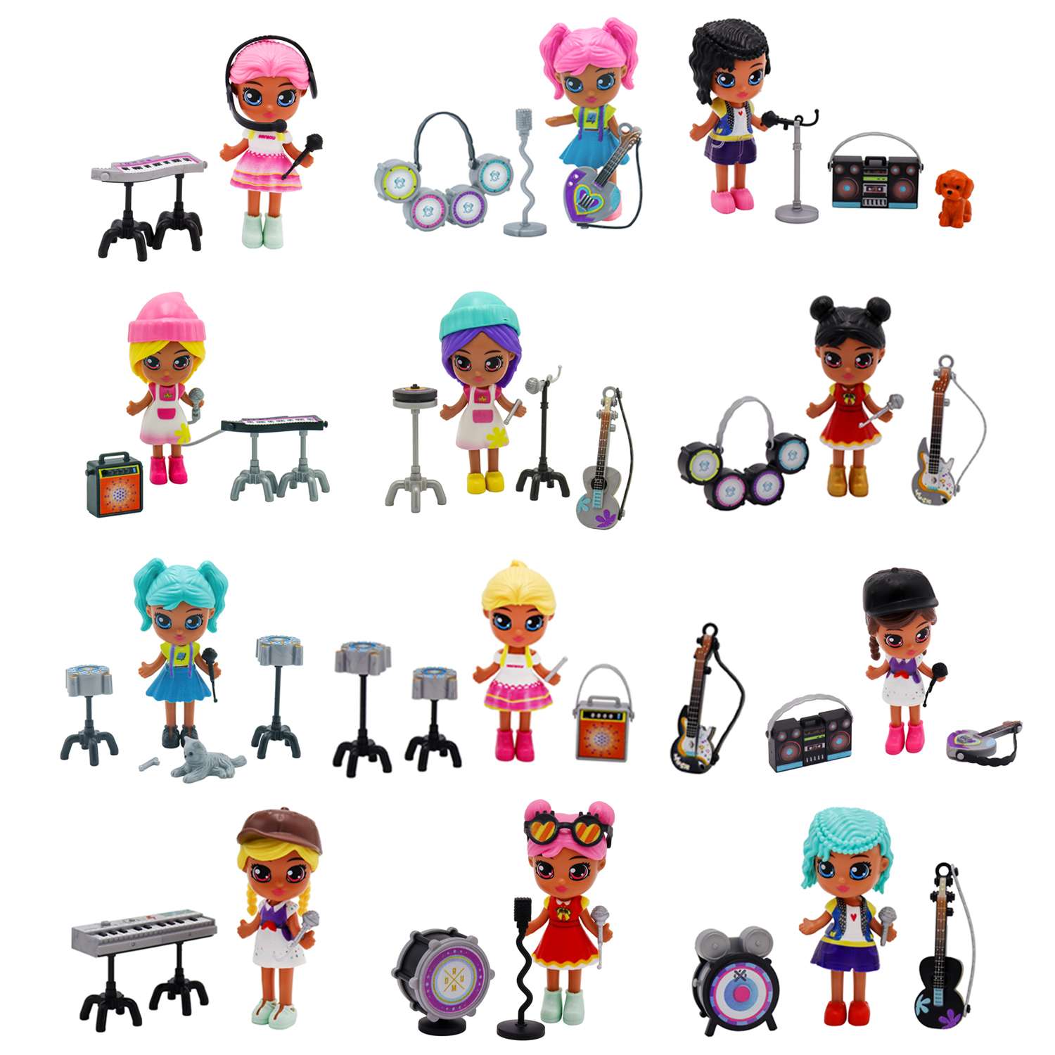 Набор игровой Funky Toys Кукла с музыкальными аксессуарами в ассортименте FTk0081441 FTk0081441 - фото 1