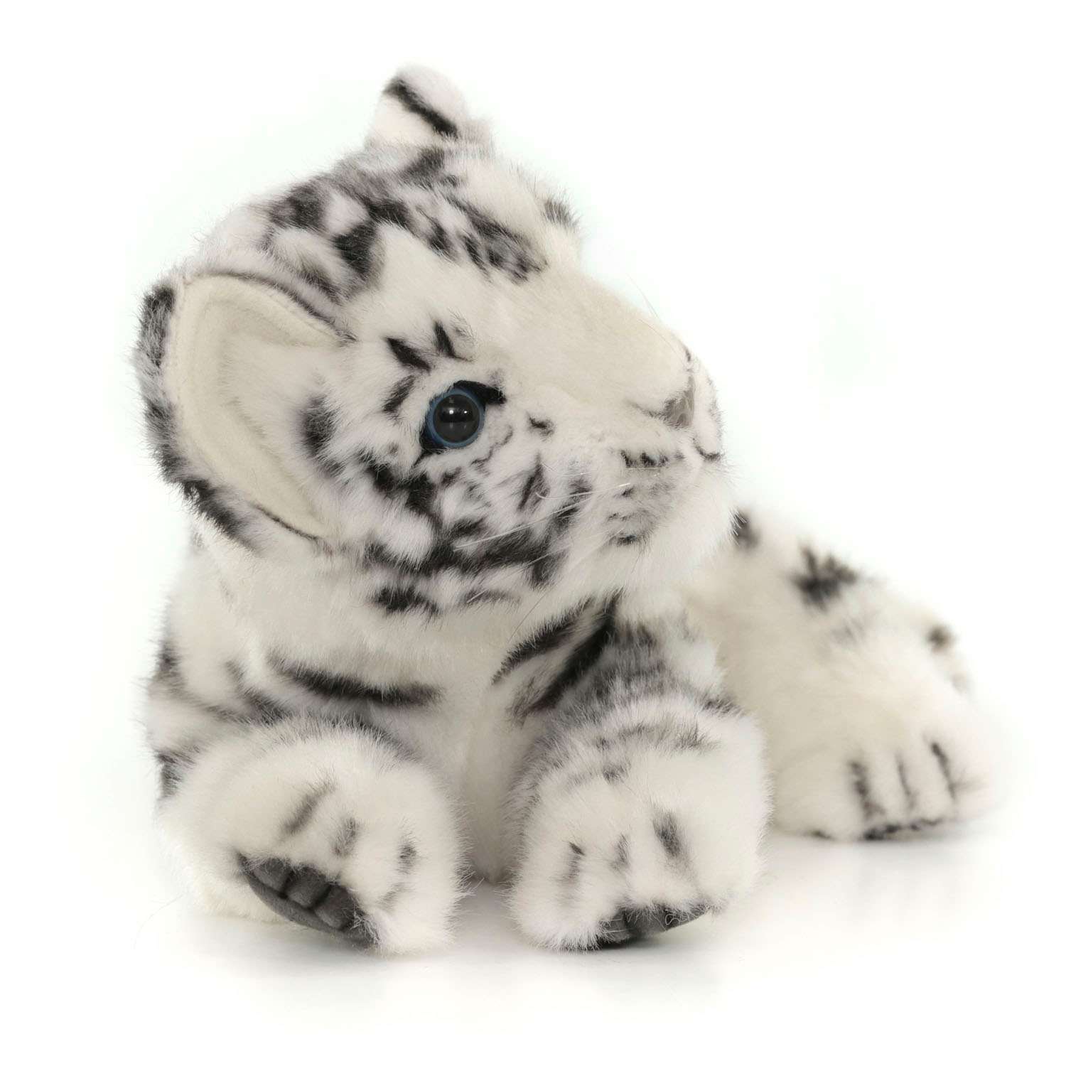 Реалистичная мягкая игрушка HANSA Тигр детёныш белый 26 см - фото 7