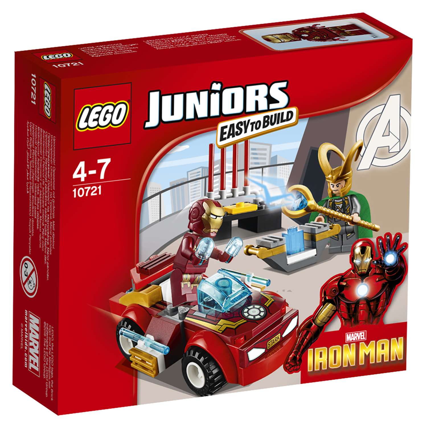Конструктор LEGO Juniors Железный человек против Локи (10721) - фото 2