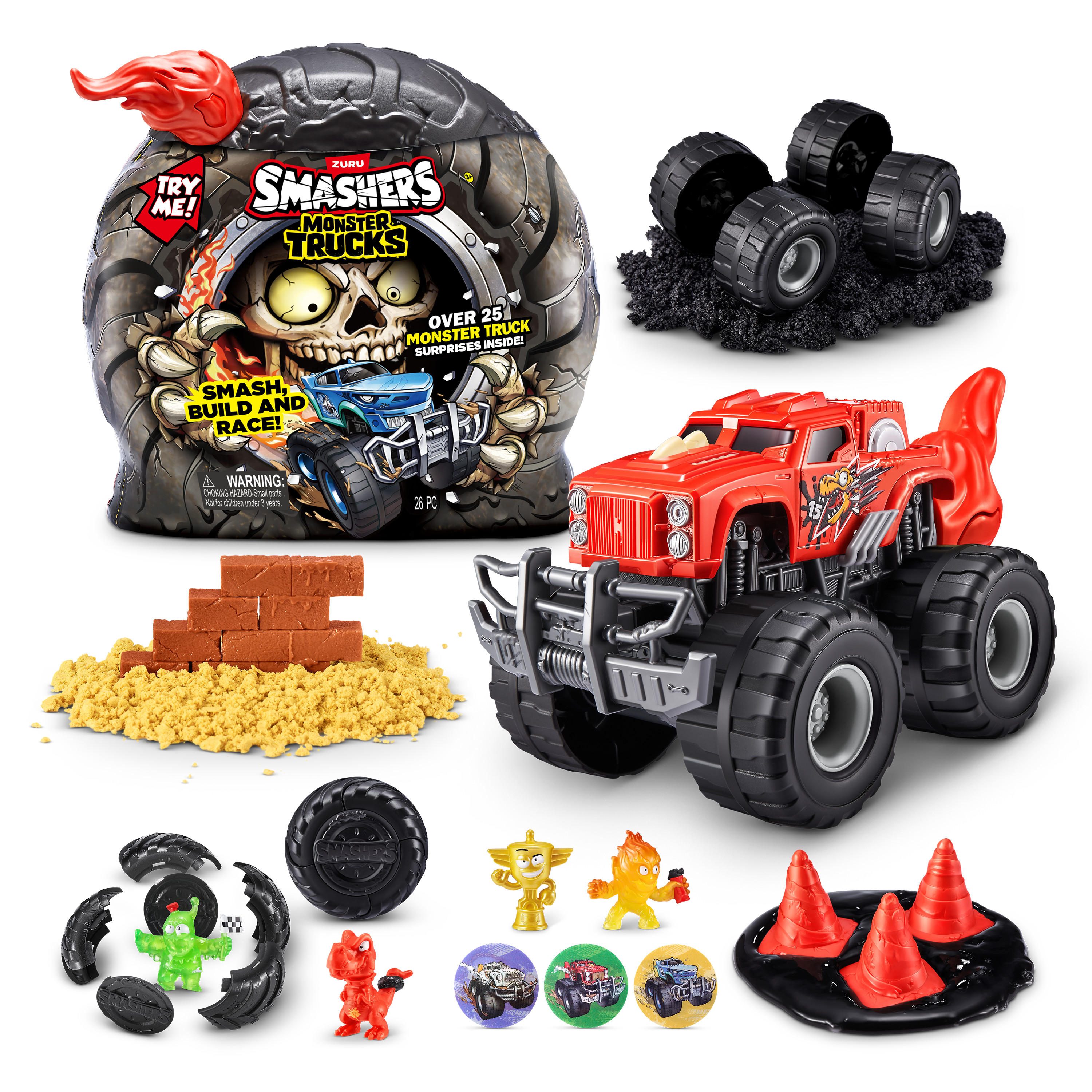 Набор игровой Smashers Monster Truck в непрозрачной упаковке (Сюрприз) 74103 74103 - фото 15