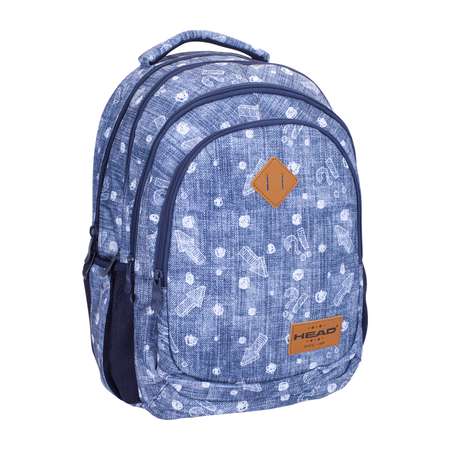 Рюкзак HEAD HD-345 цвет голубой/белый/синий