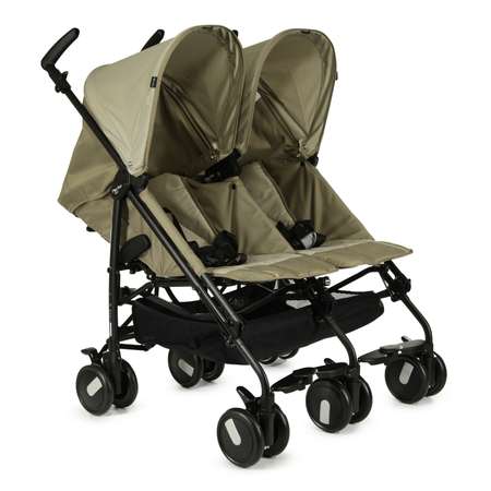 Коляска-трость для близнецов Peg-Perego Pliko Mini Twin Classic Beige