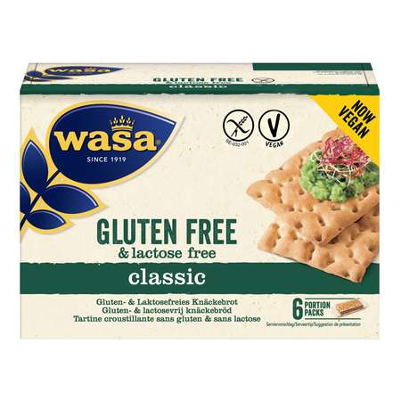 Хлебцы Wasa Classic без глютена на основе картофельного крахмала и амарантовой муки 240г