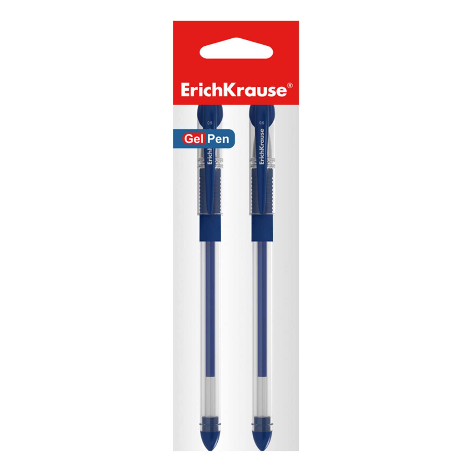 Набор 2 ручки гелевые ErichKrause g-stick в полибеге - фото 1