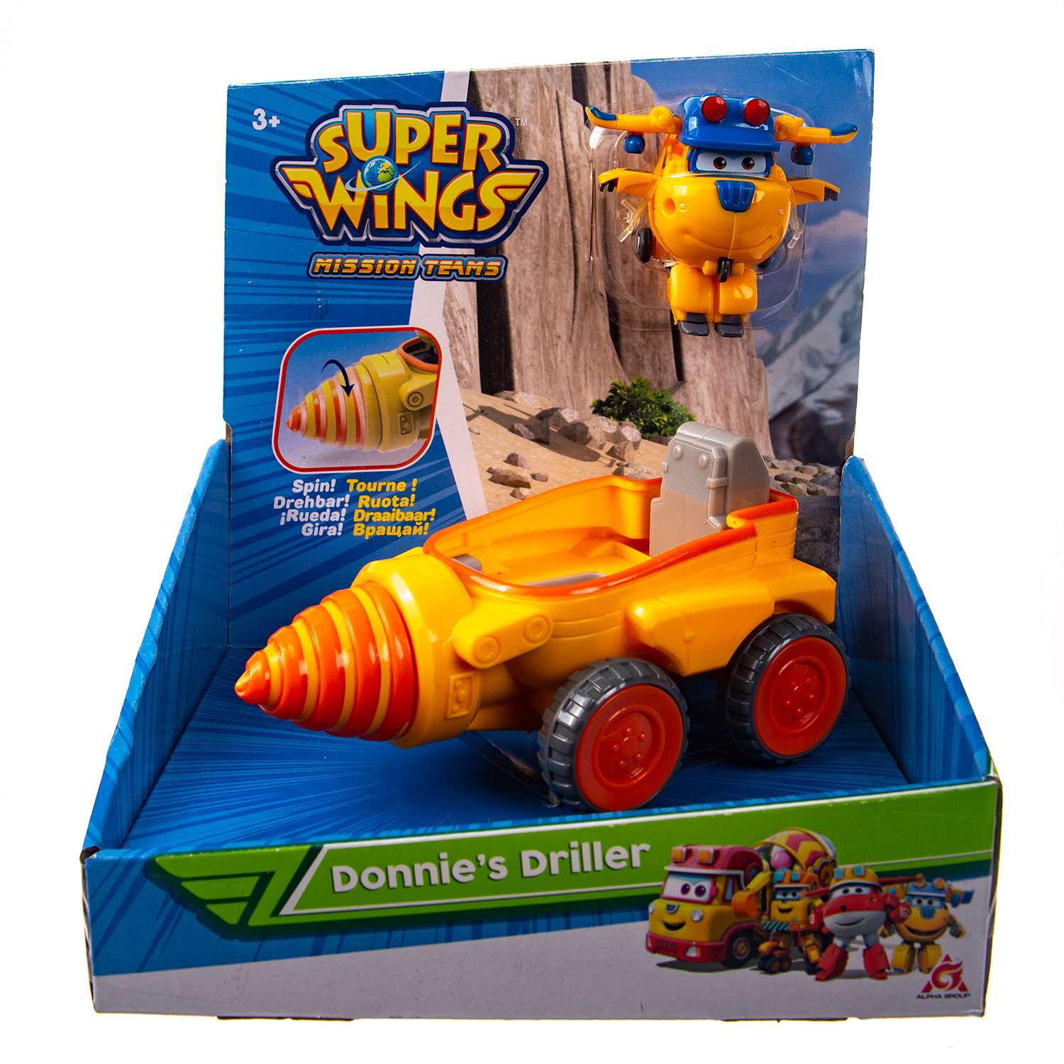 Машина Super Wings Боровик Донни с фигуркой EU730843 EU730843 - фото 2