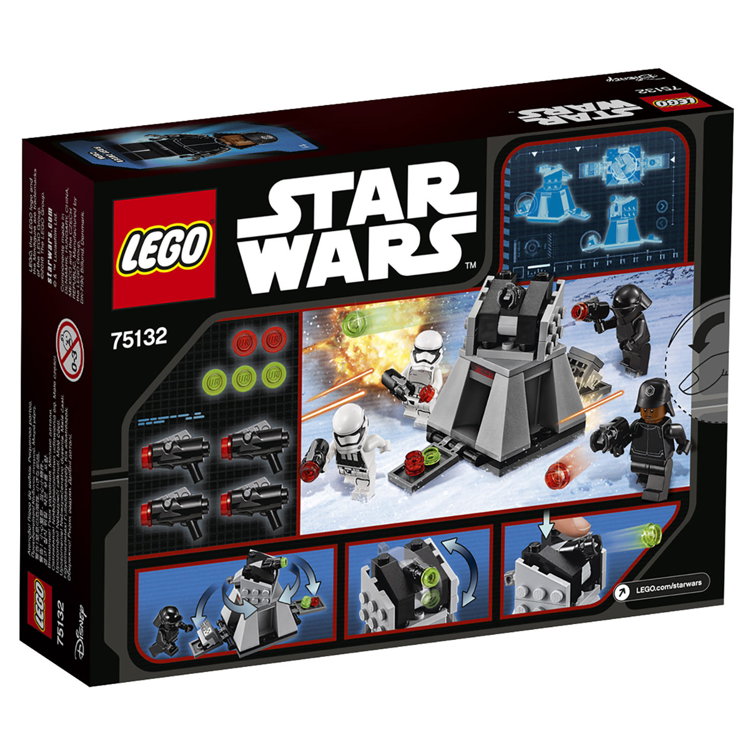 Конструктор LEGO Star Wars Боевой набор Первого Ордена блочный - фото 3