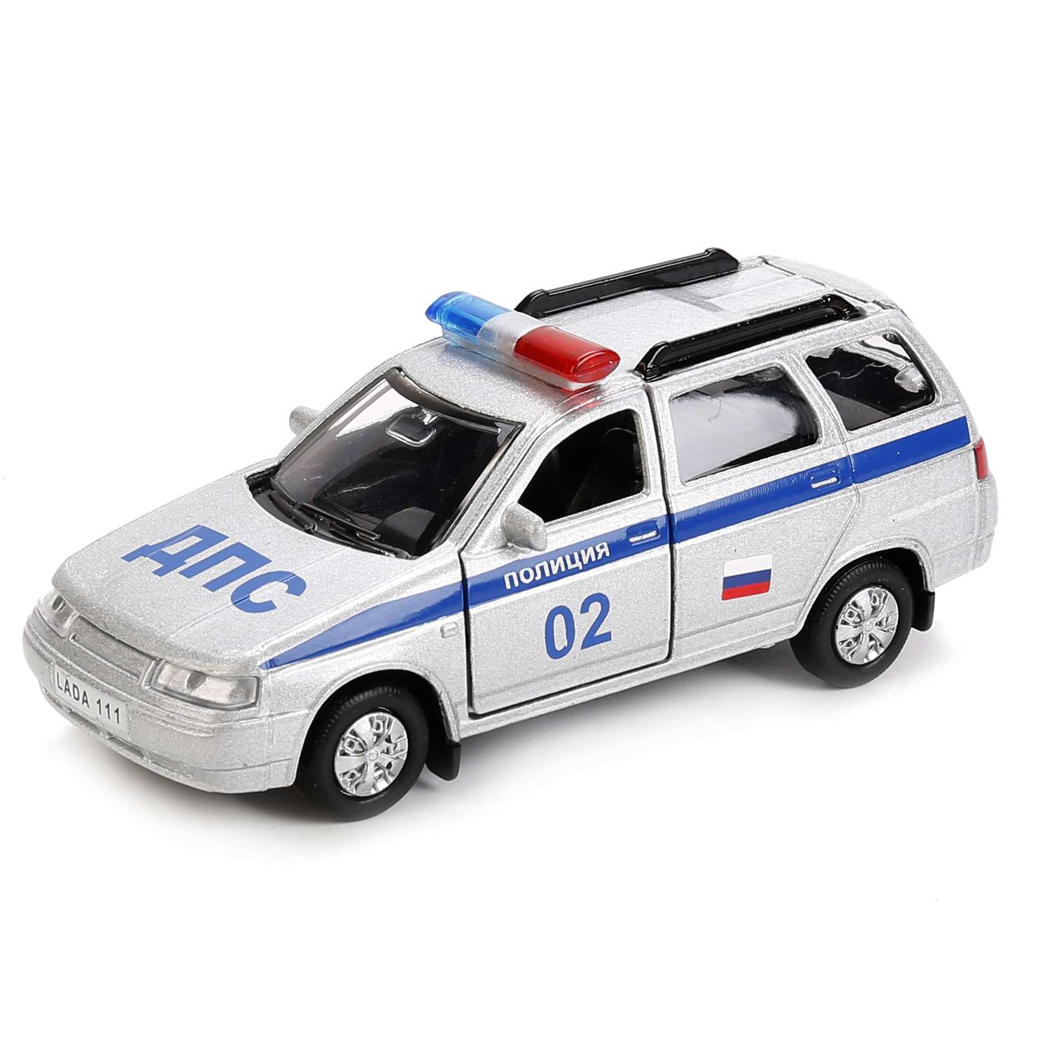 Машина инерционная Технопарк Lada 111 Полиция 239654 239654 - фото 1
