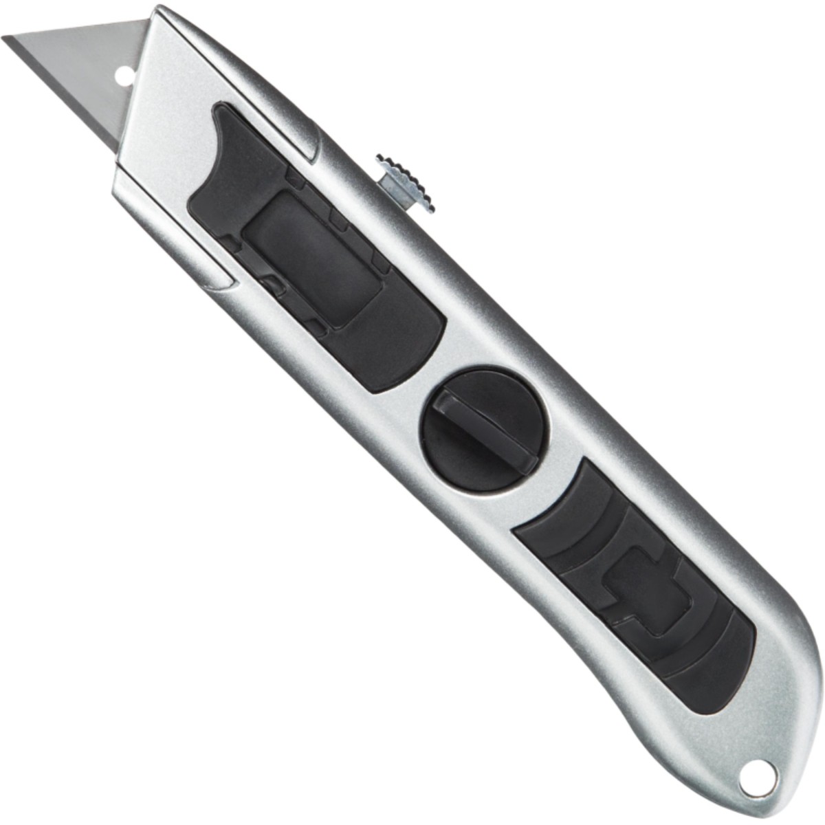 Канцелярский нож Attache универсальный Selection 19мм выдвижнойтрапеции алюминиевый корпус 3 шт - фото 1