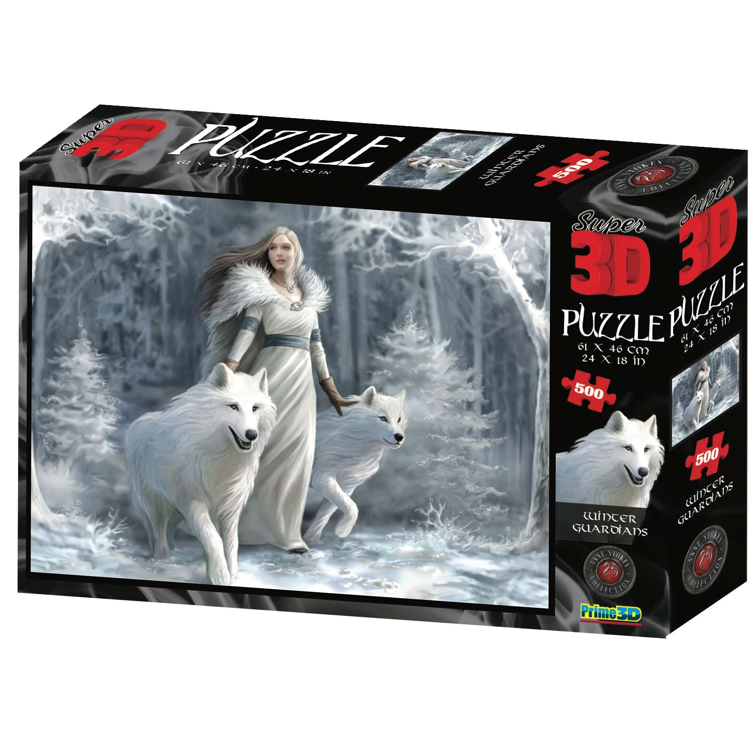 3D Пазл Prime 3D Стерео-пазл Prime 3D Зимние стражи 500 деталей 61х46 см - фото 2