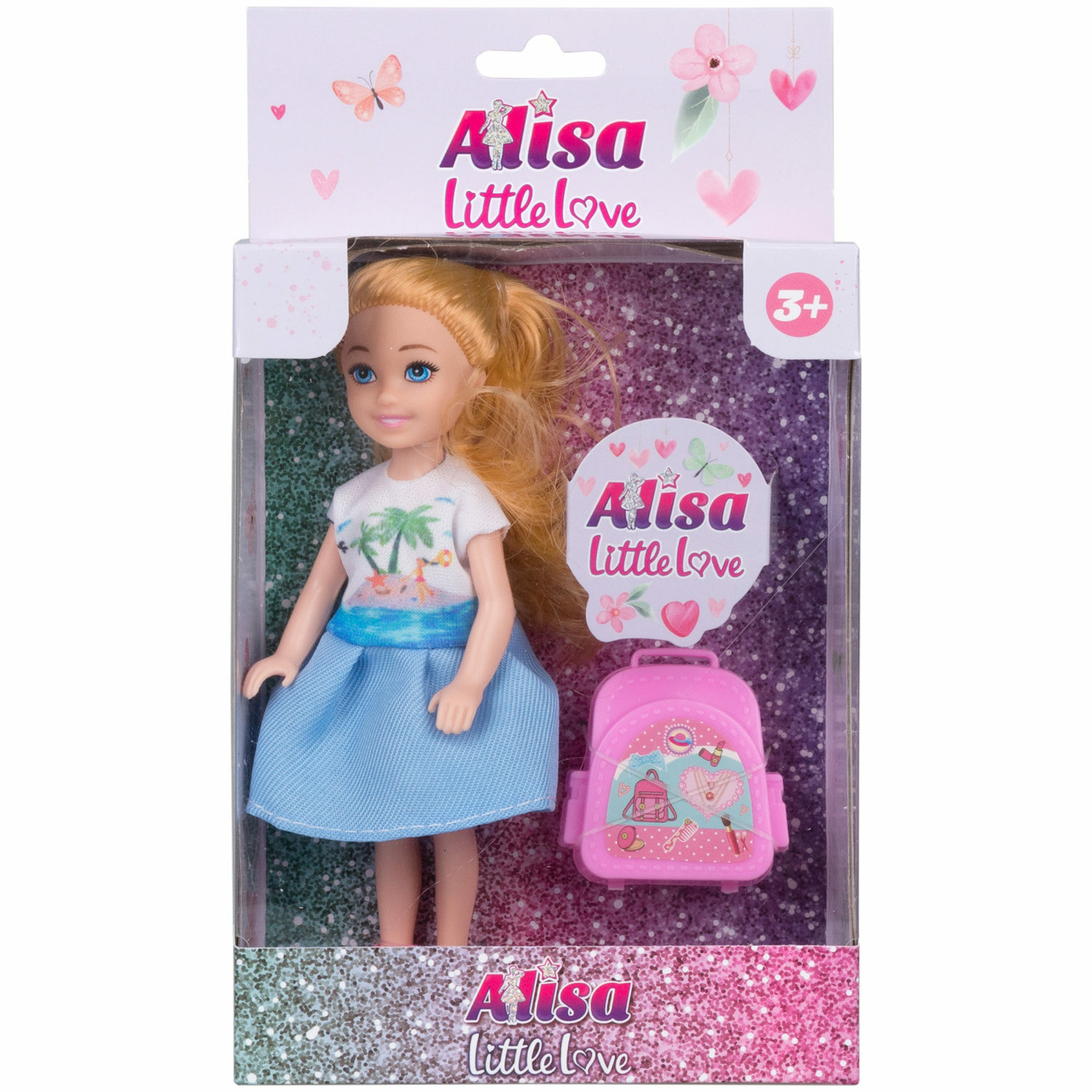 Кукла детская 1TOY Alisa Little Love блондинка мини Т24367 - фото 4