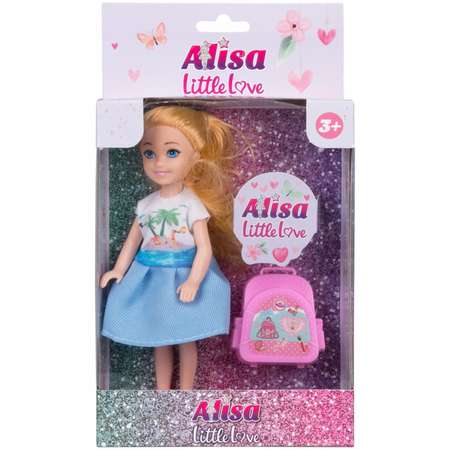 Кукла детская 1TOY Alisa Little Love блондинка мини