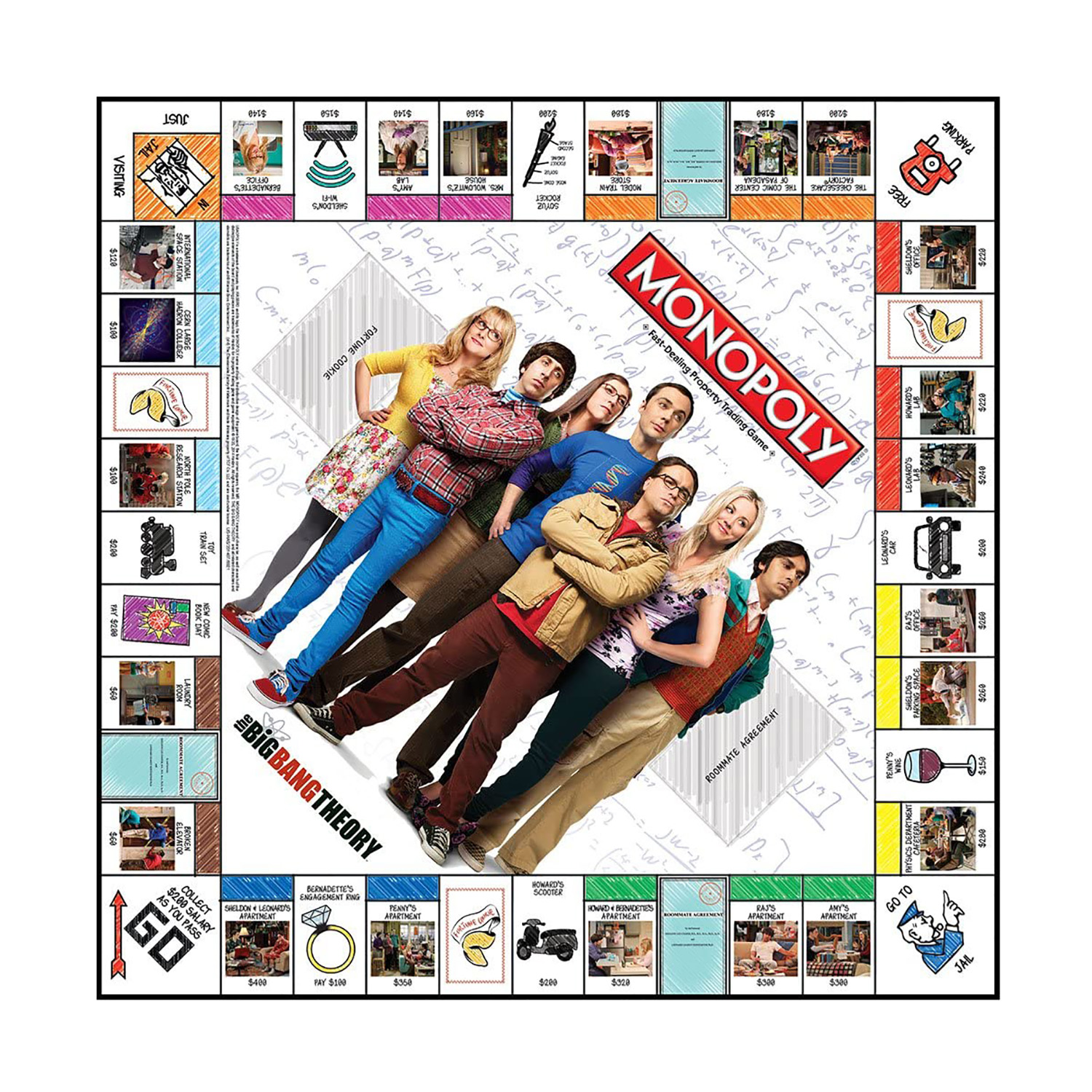 Настольная игра Winning Moves Монополия The Big Bang Theory Теория большого взрыва на английском языке - фото 3