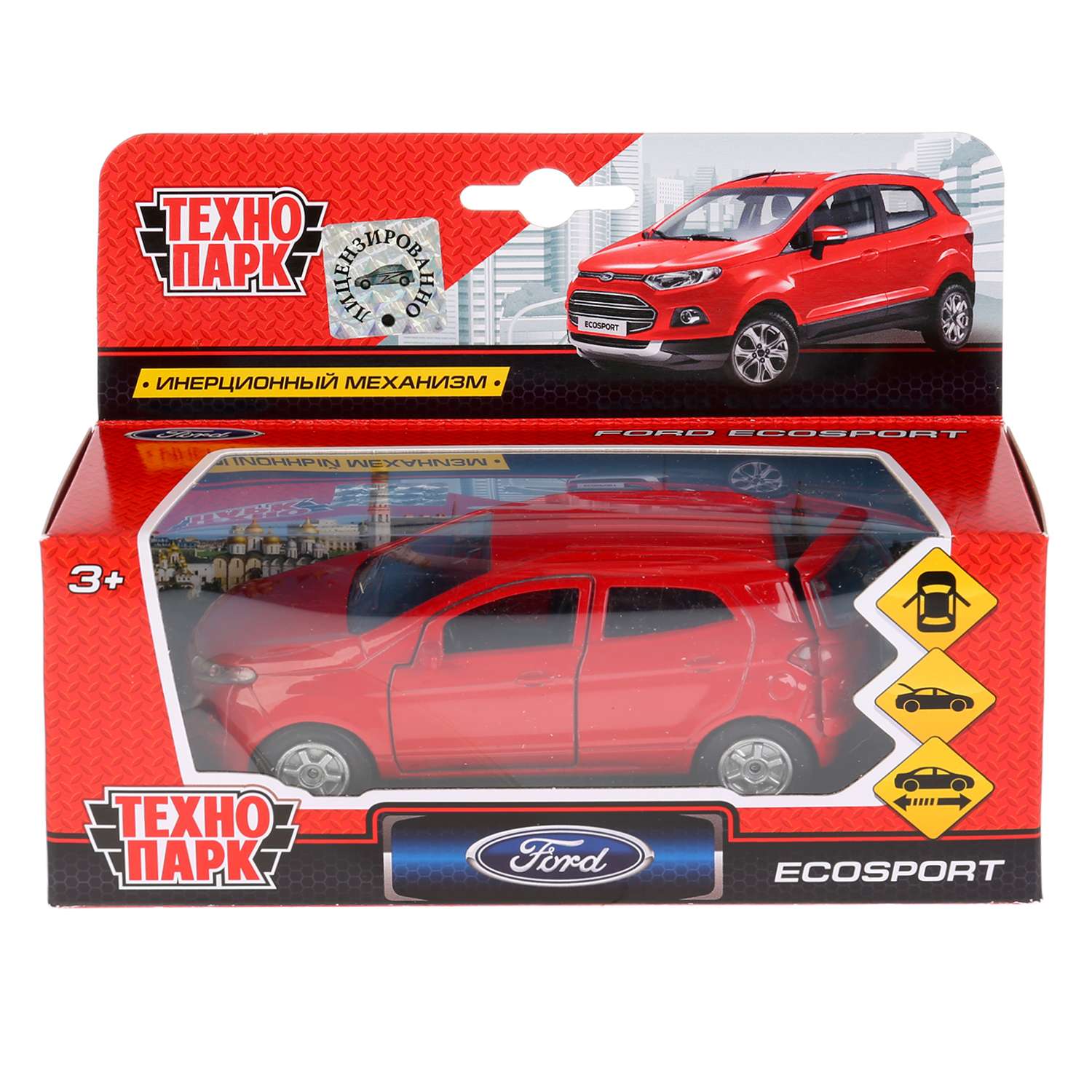 Машина Технопарк Ford Ecosport инерционная 272405 272405 - фото 2