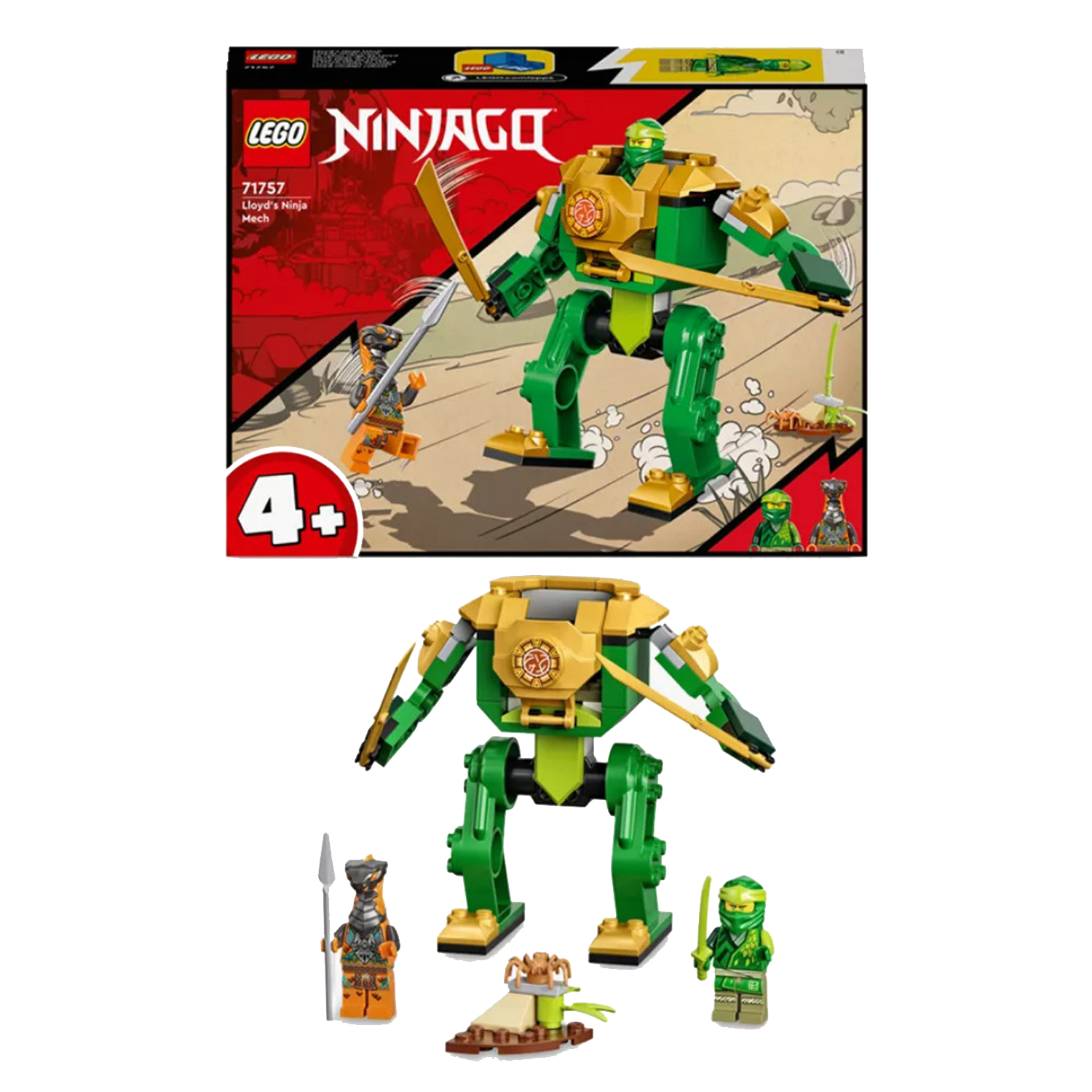 Конструктор детский LEGO Ninjago Робот-ниндзя Ллойда - фото 1