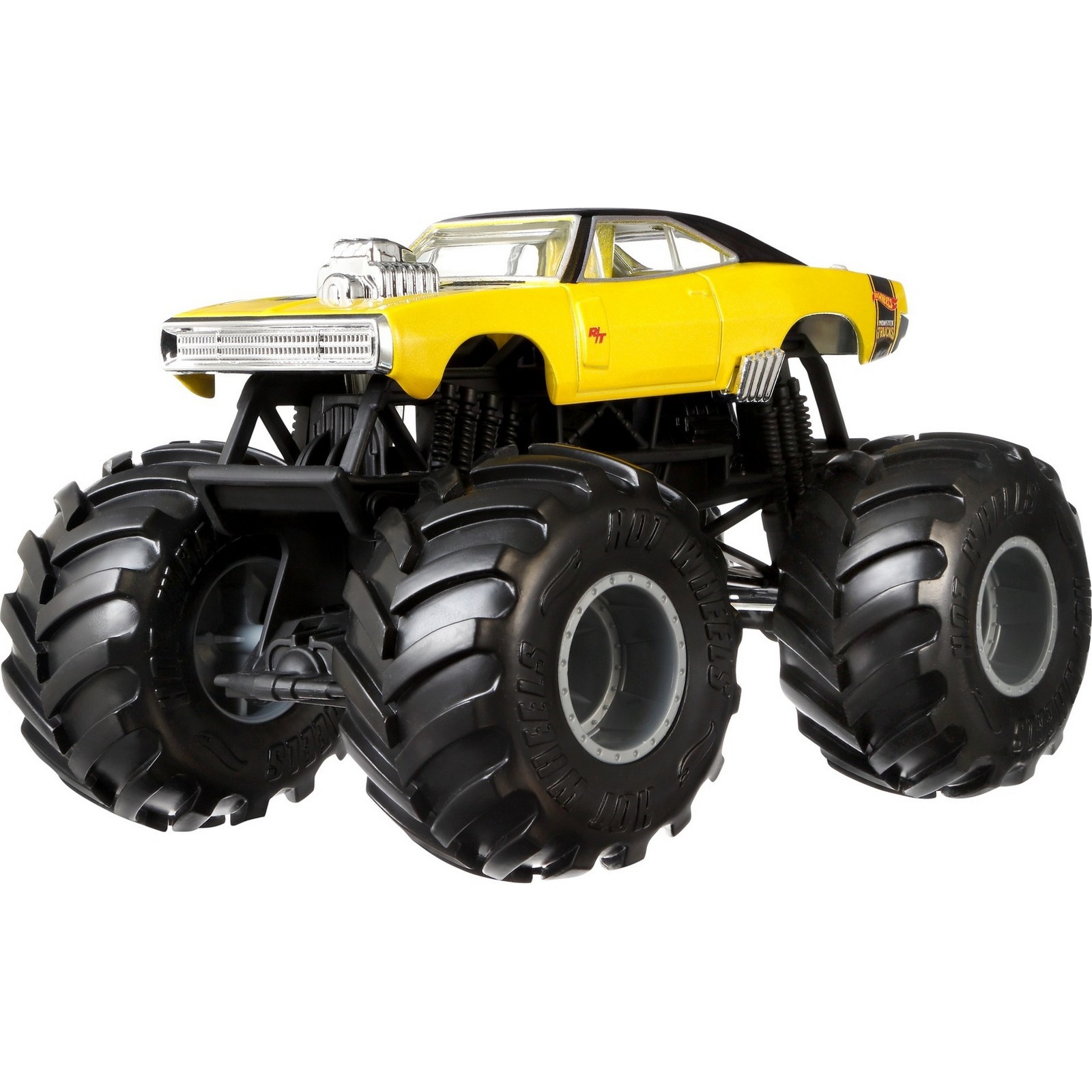 Машинка Hot Wheels Monster Trucks 1:24 Додж Чарджер GBV30 FYJ83 - фото 1