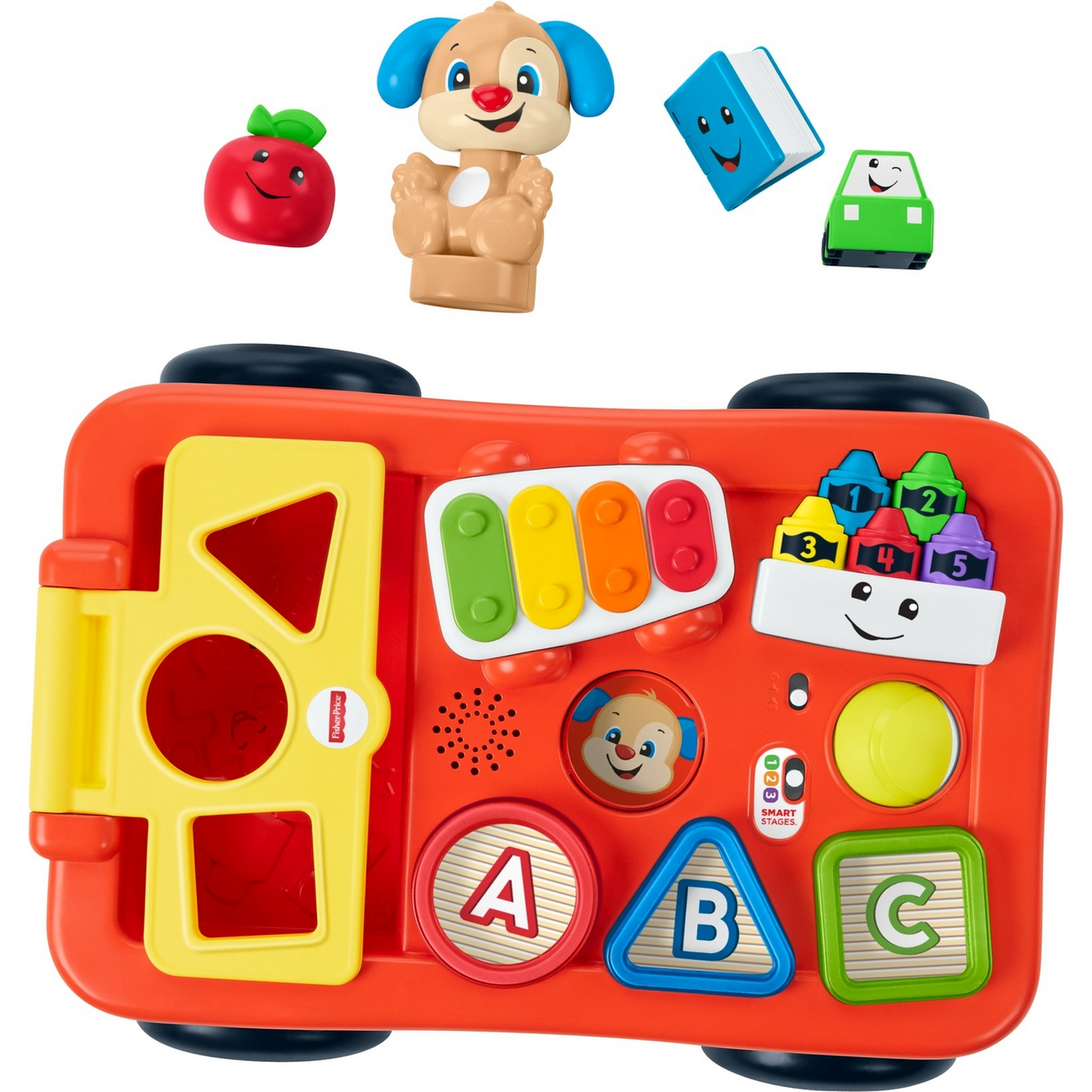 Игрушка Fisher Price Тележка ученого щенка музыкальная интерактивная GHV18 - фото 5