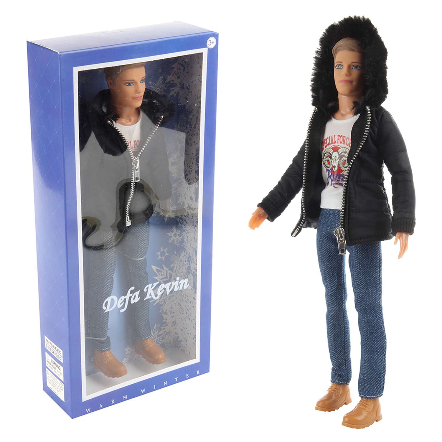Кукла модель Кен Veld Co в пальто 91549 - фото 1