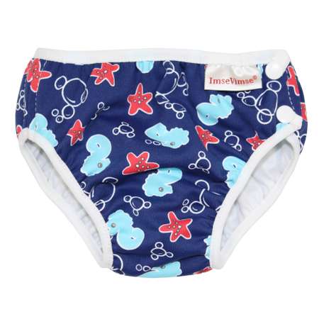 Плавки детские ImseVimse M 7-10 kg 6-12 мес blue seahorse