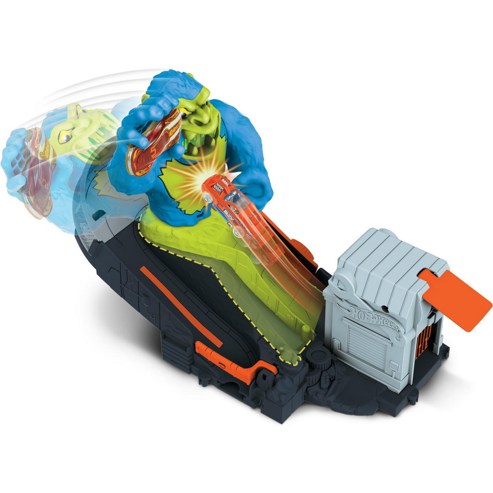 Трек Hot Wheels Атака ядовитой обезьяны с пусковой установкой FNB05 - фото 3