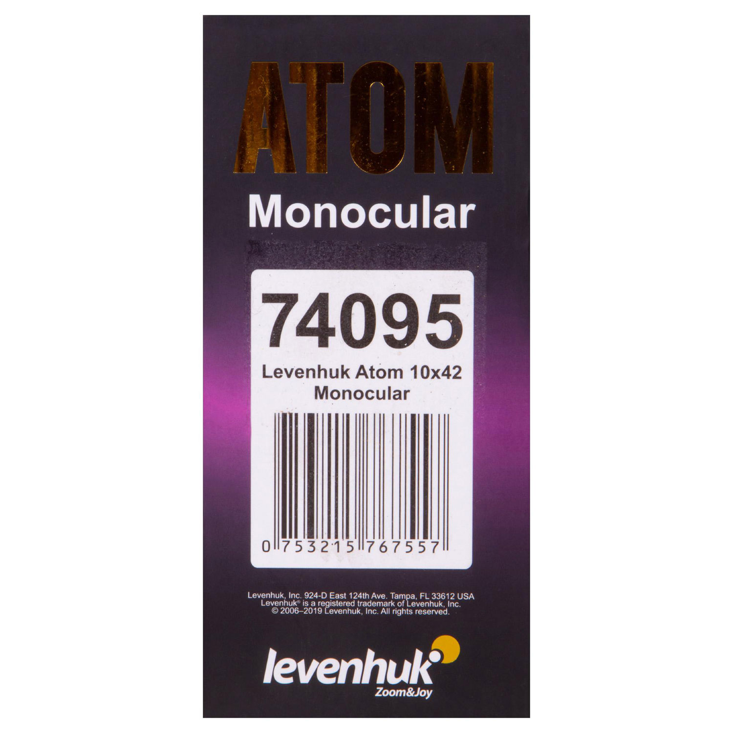 Монокуляр Levenhuk Atom 10x42 - фото 13