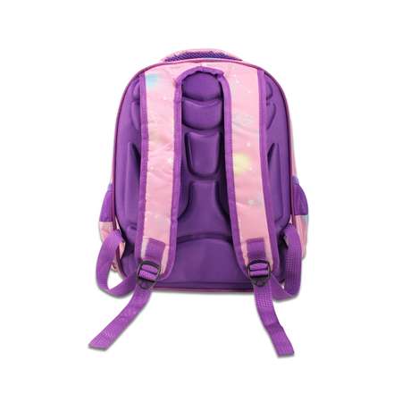 Рюкзак школьный с пеналом Little Mania Бабочки фиолетовый