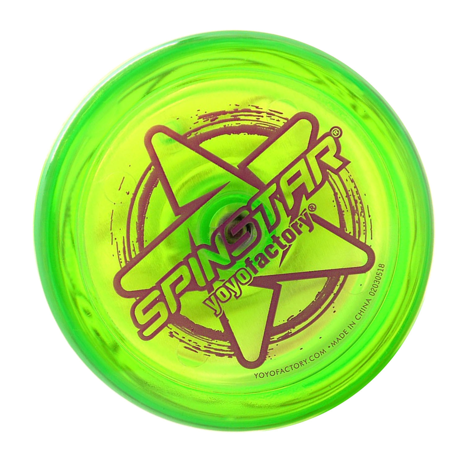 Игра YoYoFactory Йо-Йо SpinStar Зеленый YYF0002/green - фото 6