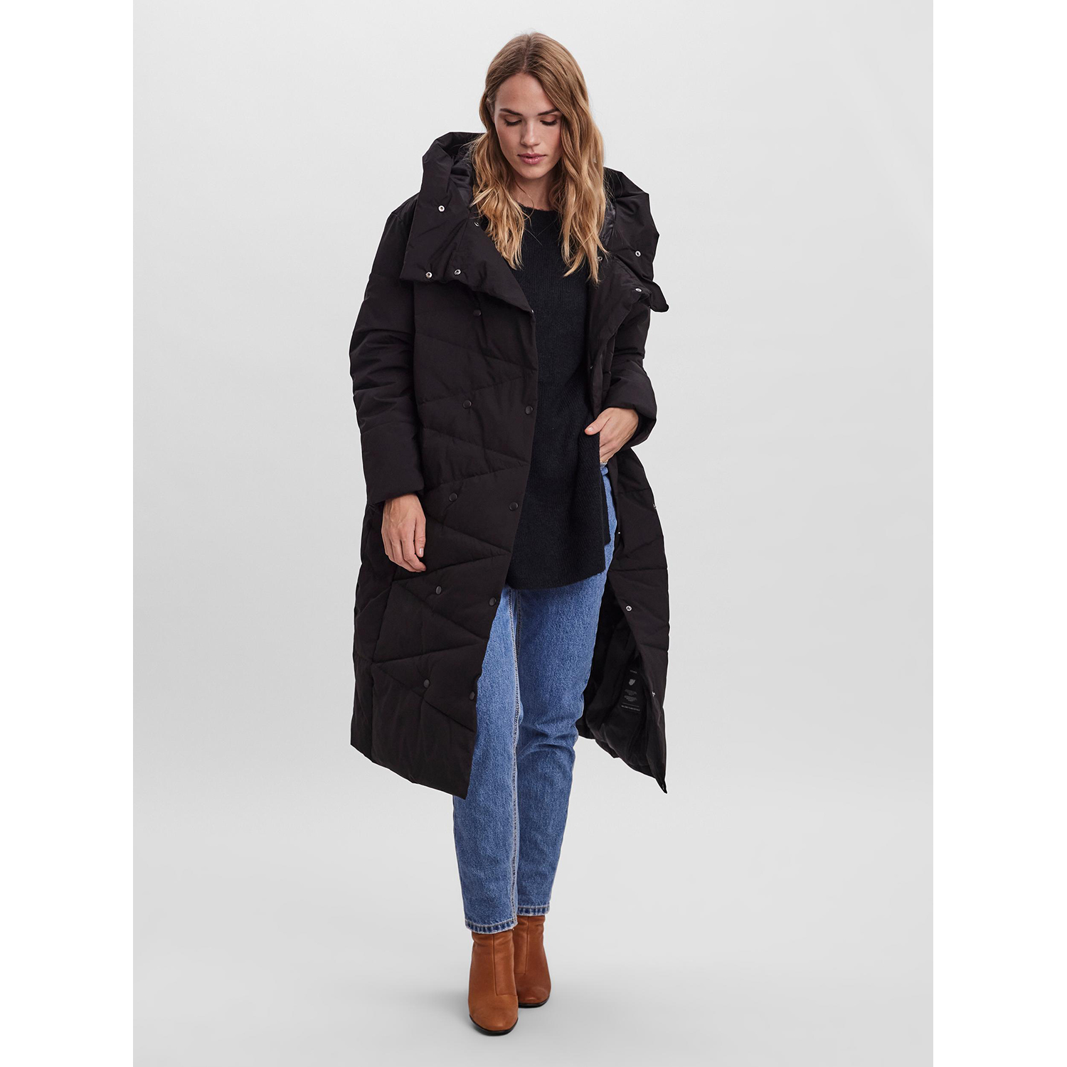 Пальто VERO MODA 10253409/Black - фото 4