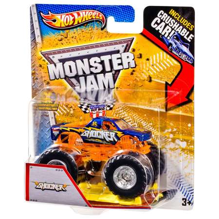 Машина Hot Wheels Monster Jam 1:64 Шокер W4161