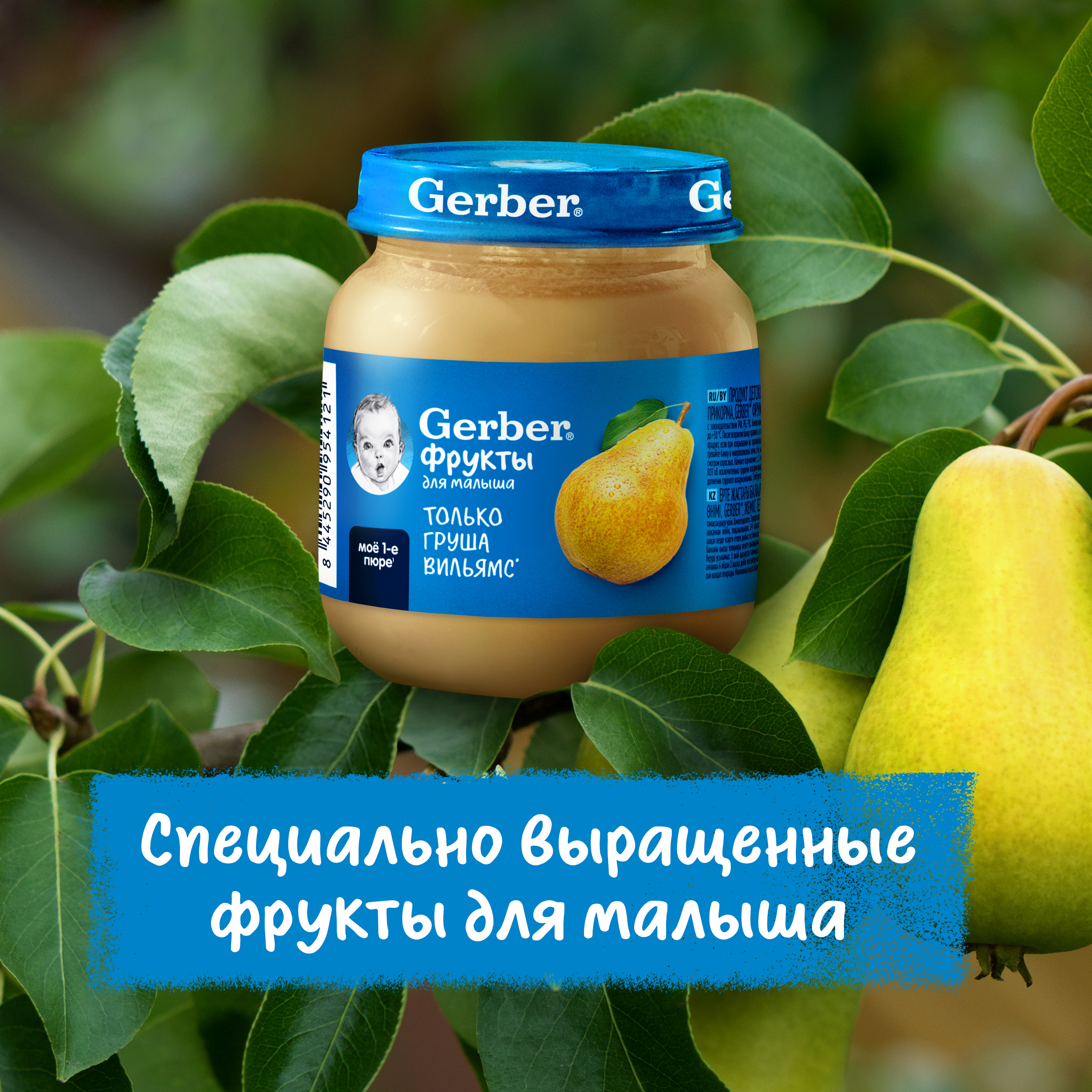 Пюре Gerber Груша 125г с 4 месяцев - фото 5