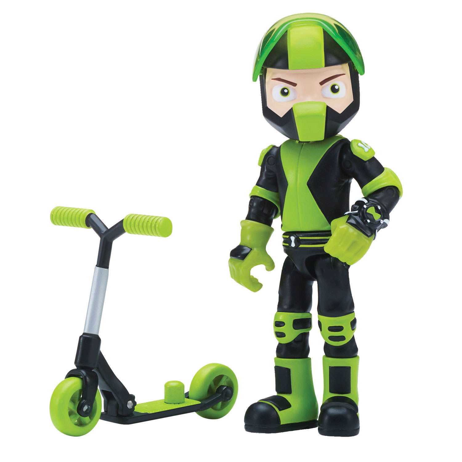 Фигурка Ben10 Бен на самокате 76127 - фото 6