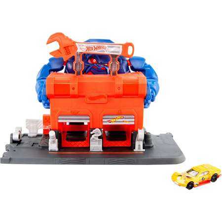 Набор игровой Hot Wheels Сити Атака гориллы GJK89