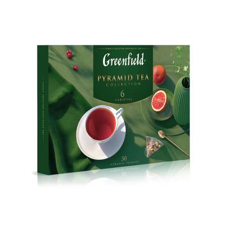Чай в пирамидках Greenfield Набор Pyramid Tea Collection 6 видов 30 шт