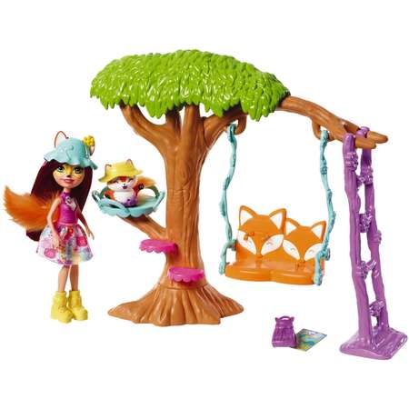 Набор игровой Enchantimals Кукла со зверюшкой Лиса Фелисити FRH45