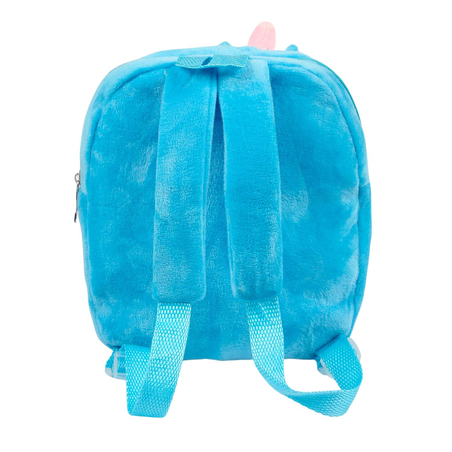 Рюкзак с игрушкой Little Mania голубой Дракоша с розовым - фото 3