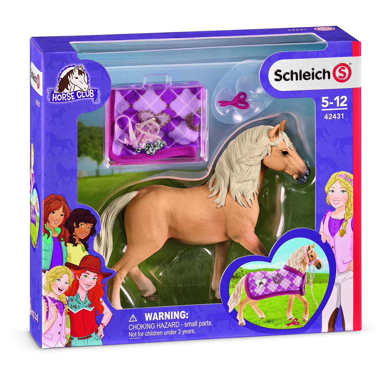 Набор SCHLEICH Дизайн попоны и андалузская лошадь 4предмета 42431 - фото 2