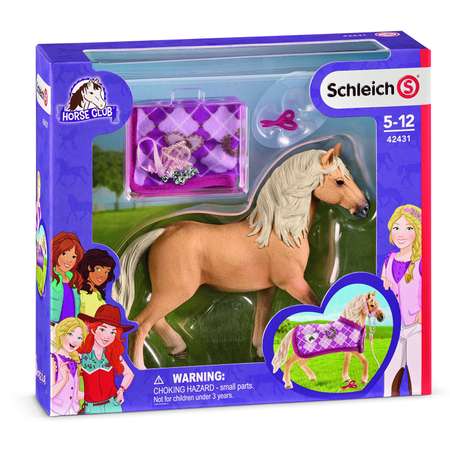 Набор SCHLEICH Дизайн попоны и андалузская лошадь 4предмета 42431