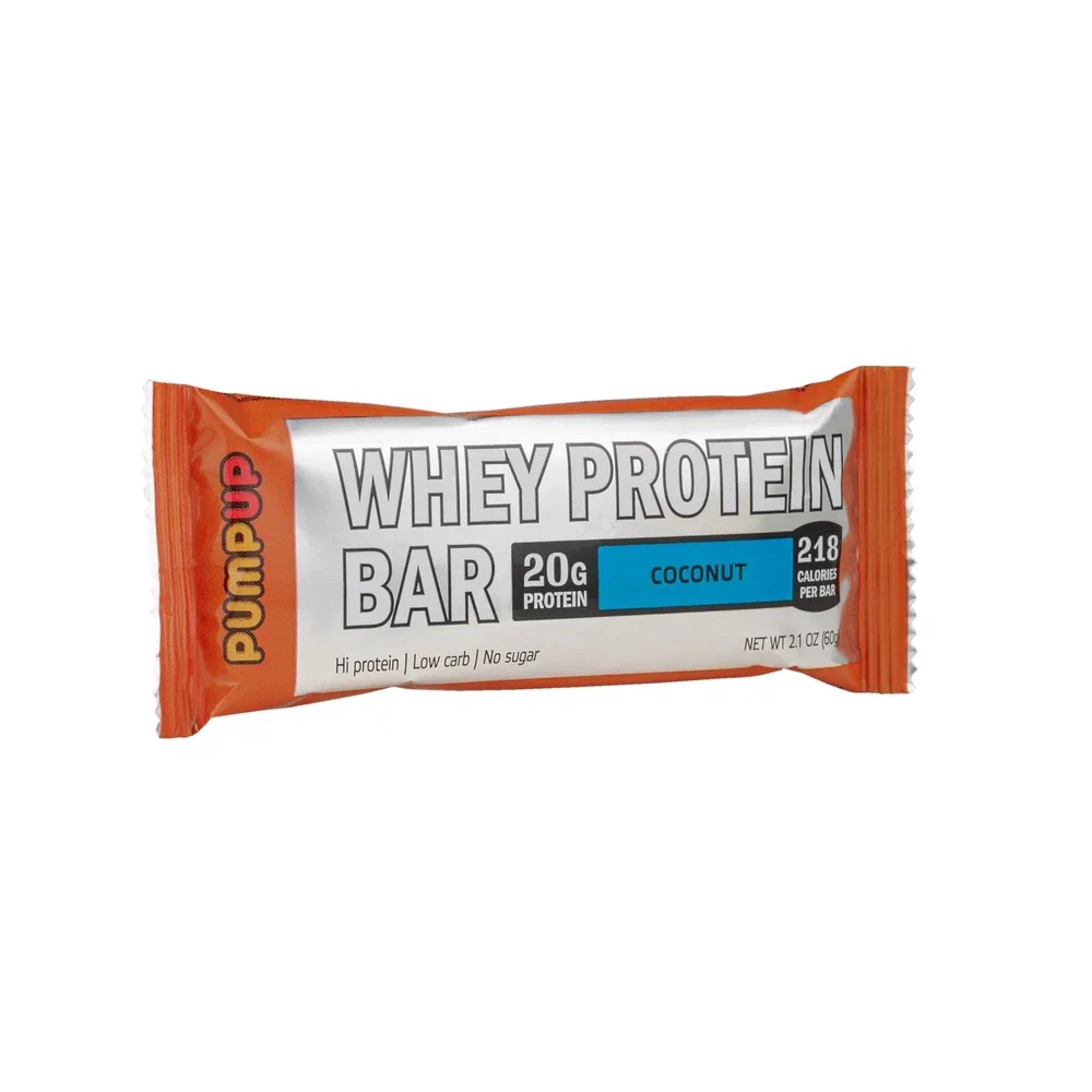 WHEY PROTEIN Pump UP Протеиновый батончик 12 шт по 60г - фото 1