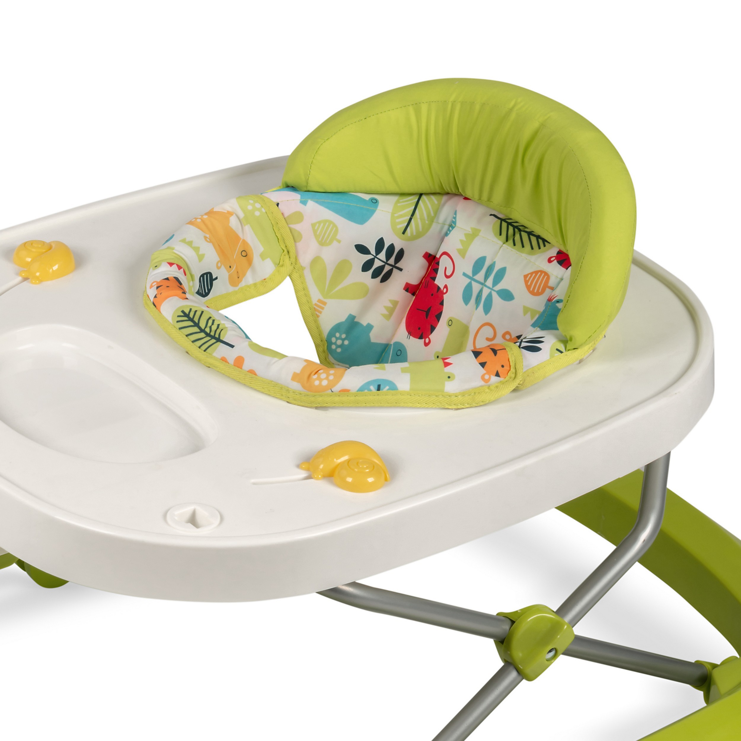 Ходунки Amarobaby Walking Baby с электронной игровой панелью Зеленый - фото 5