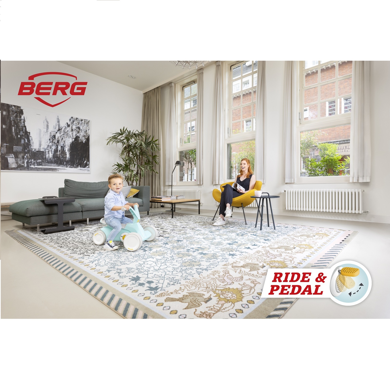 Веломобиль BERG GO2 Mint - фото 3