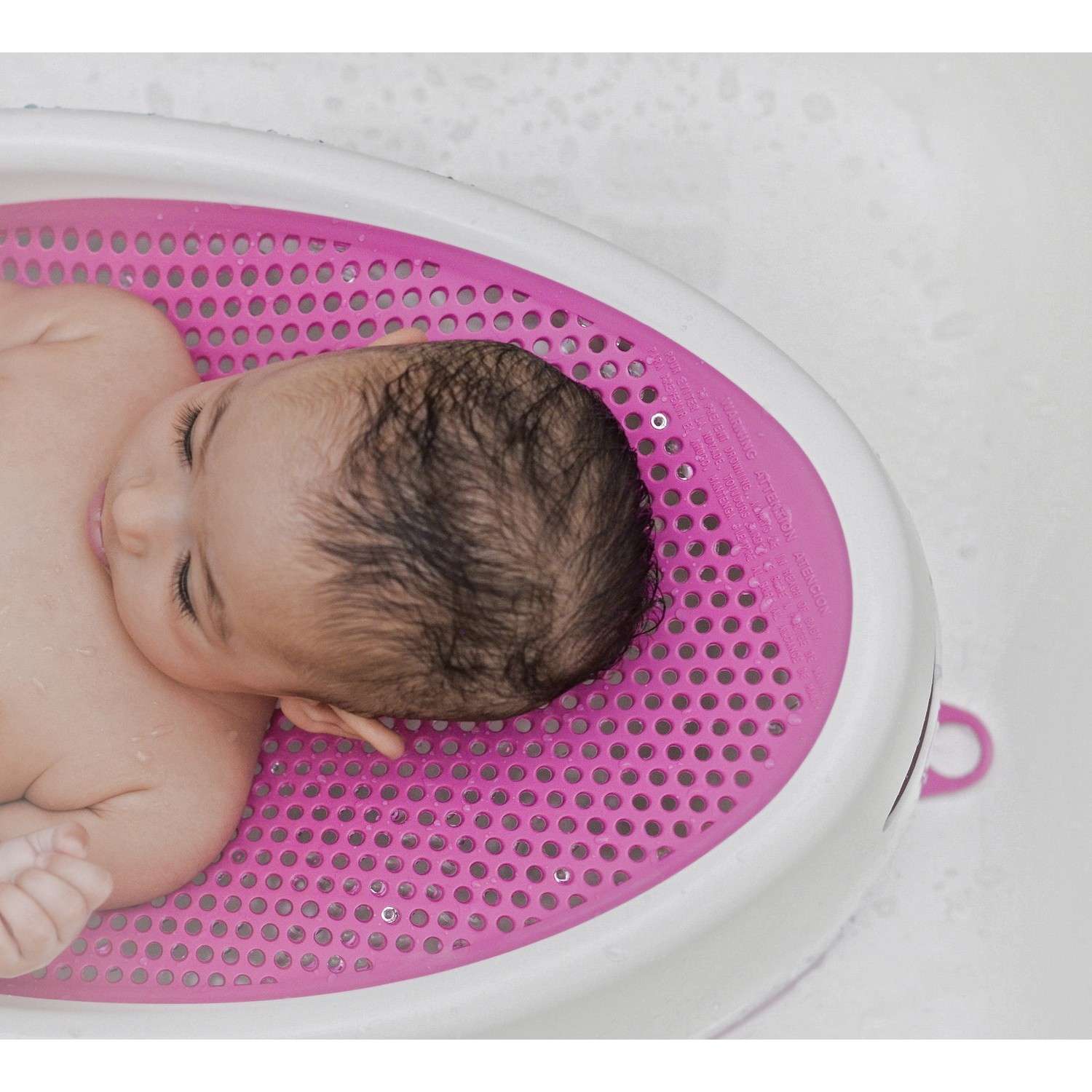 Лежачок-горка для купания детей Angelcare Bath Support розовый - фото 2