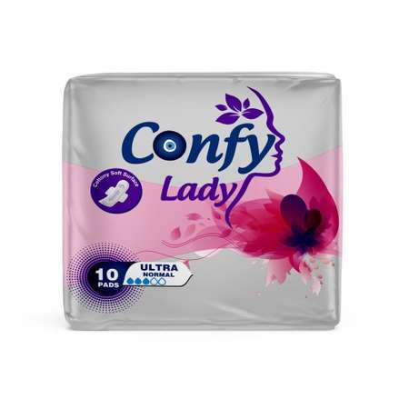 Прокладки гигиенические CONFY Lady Ultra normal 10 шт