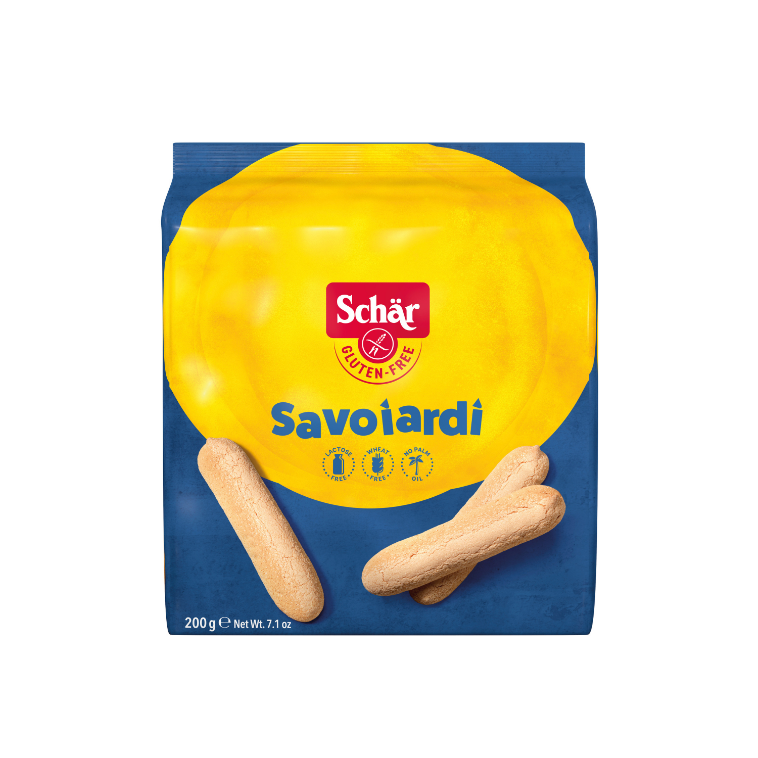 Печенье Schaer Savoiardi бисквитное без глютена 200г - фото 1