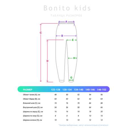 Леггинсы BONITO KIDS