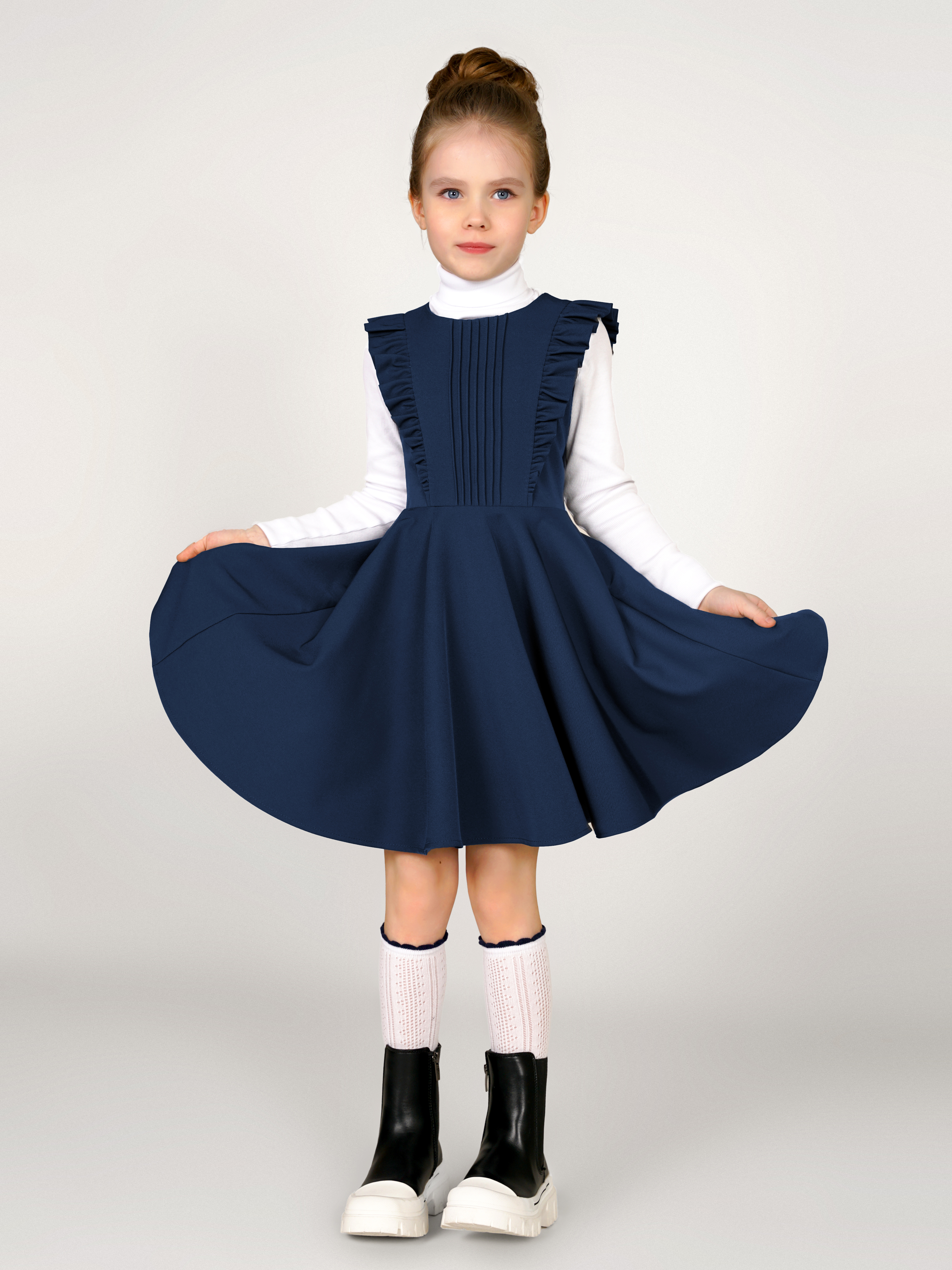 Сарафан ALISIA FIORI 001200.2S/синий - фото 10