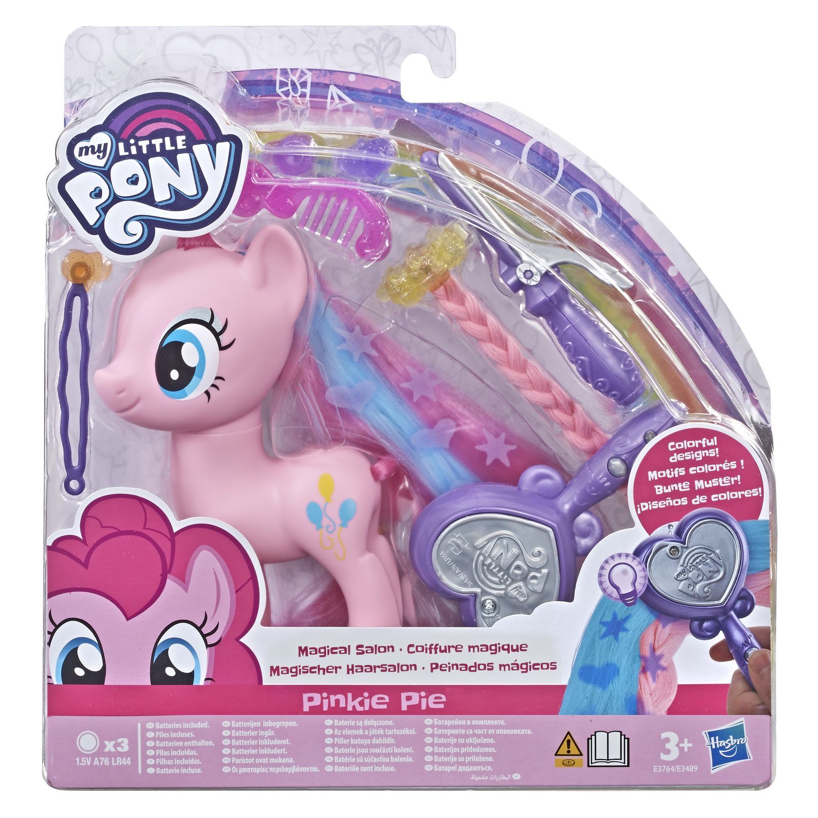 Игрушка My Little Pony Пони с прическами Пинки Пай E3764EU4 купить по цене  499 ₽ в интернет-магазине Детский мир