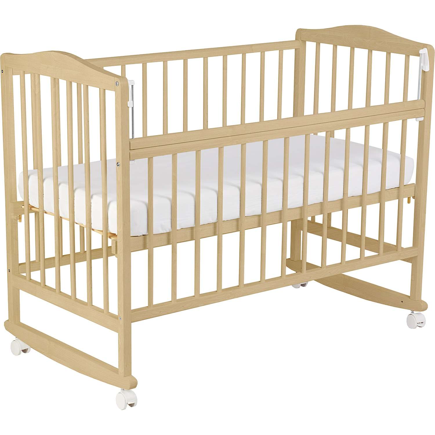 Детская кроватка InHome для новорожденных из массива березы - фото 1