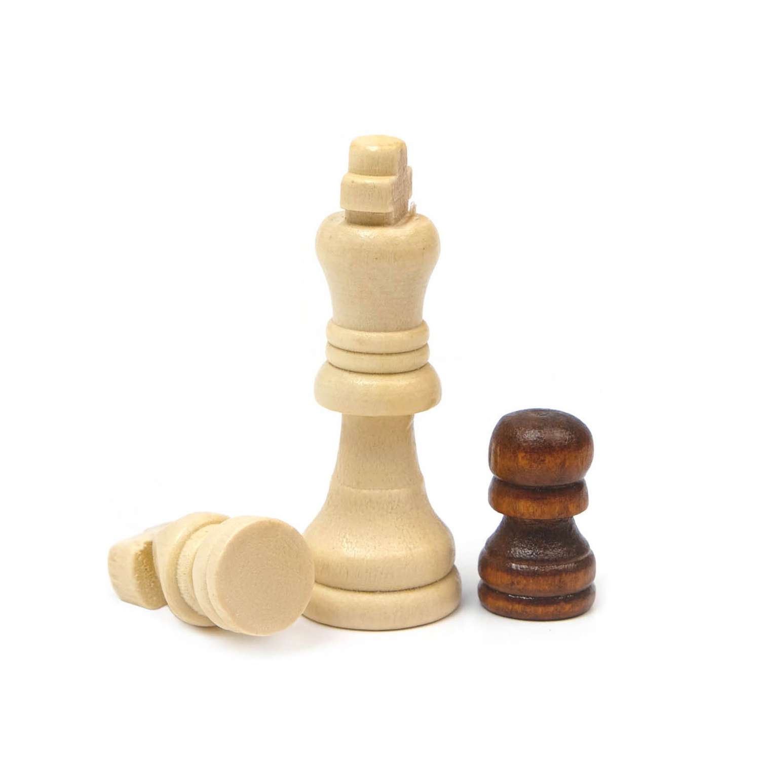 Настольная игра Sima-Land 3 в 1 «Узоры» нарды шашки шахматы 29х29 см - фото 4