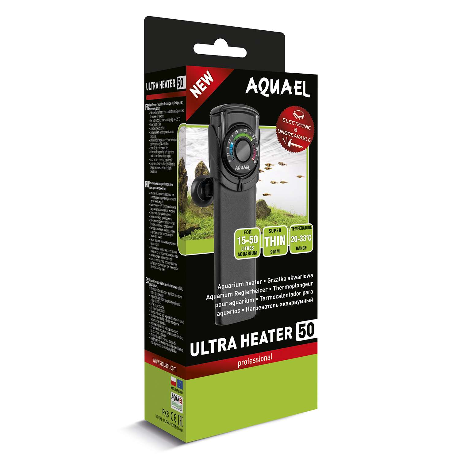 Нагреватель для аквариумов AQUAEL Ultra Heater 50Вт 115512 - фото 2